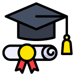 Undergraduate degree level icon