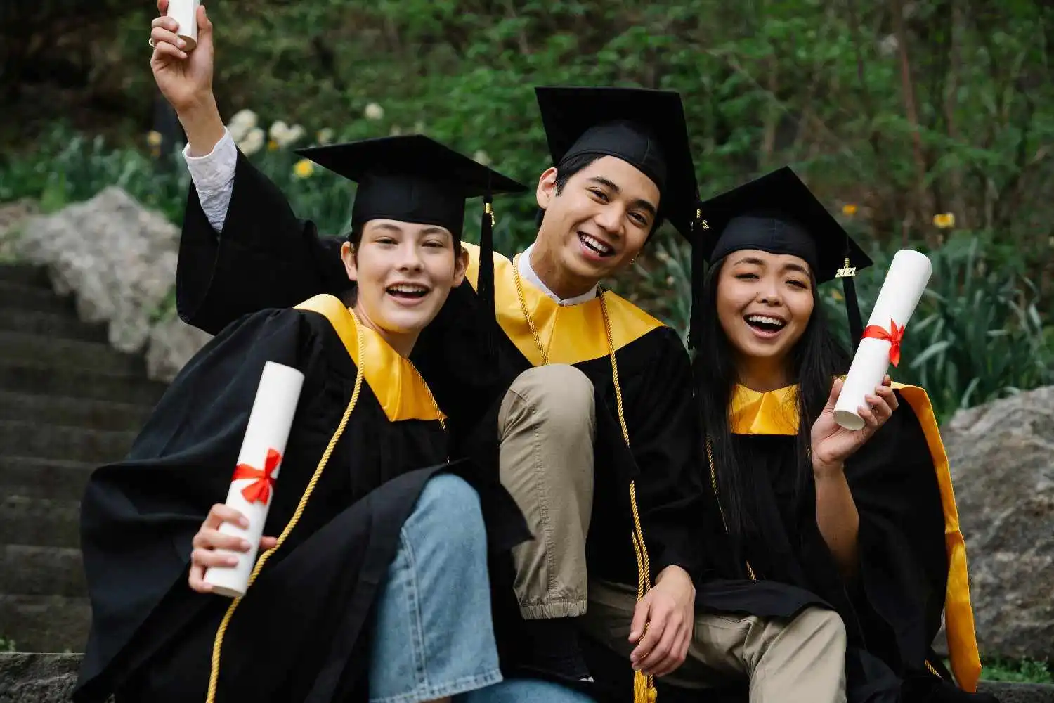 Students sharing reviews of dissertation writing services UK